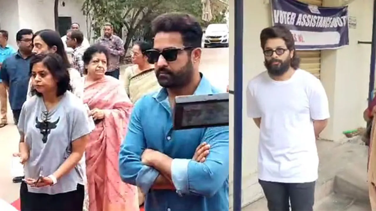 Elections 2024: ఓటు వేసిన బన్నీ.. ఎన్టీఆర్ 