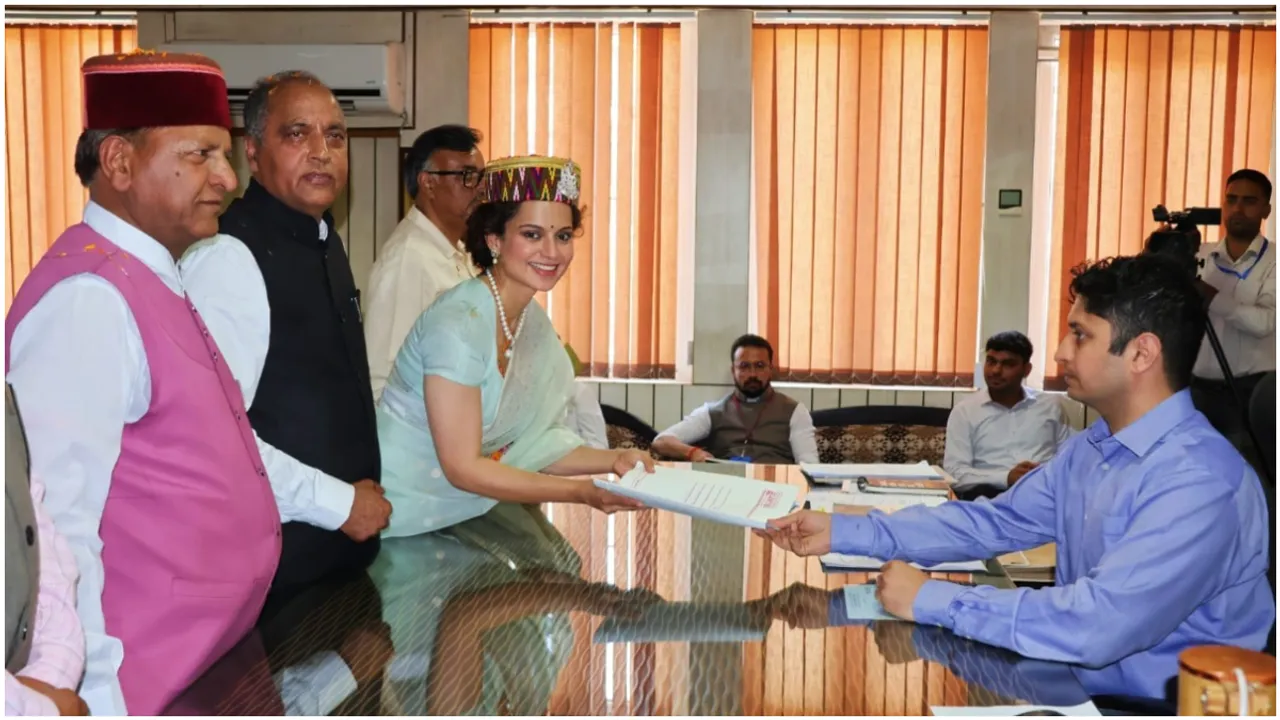 Kangana: ఎట్టకేలకు నామినేషన్ వేసిన కంగనా రనౌత్.. ఎక్కడినుంచో తెలుసా?