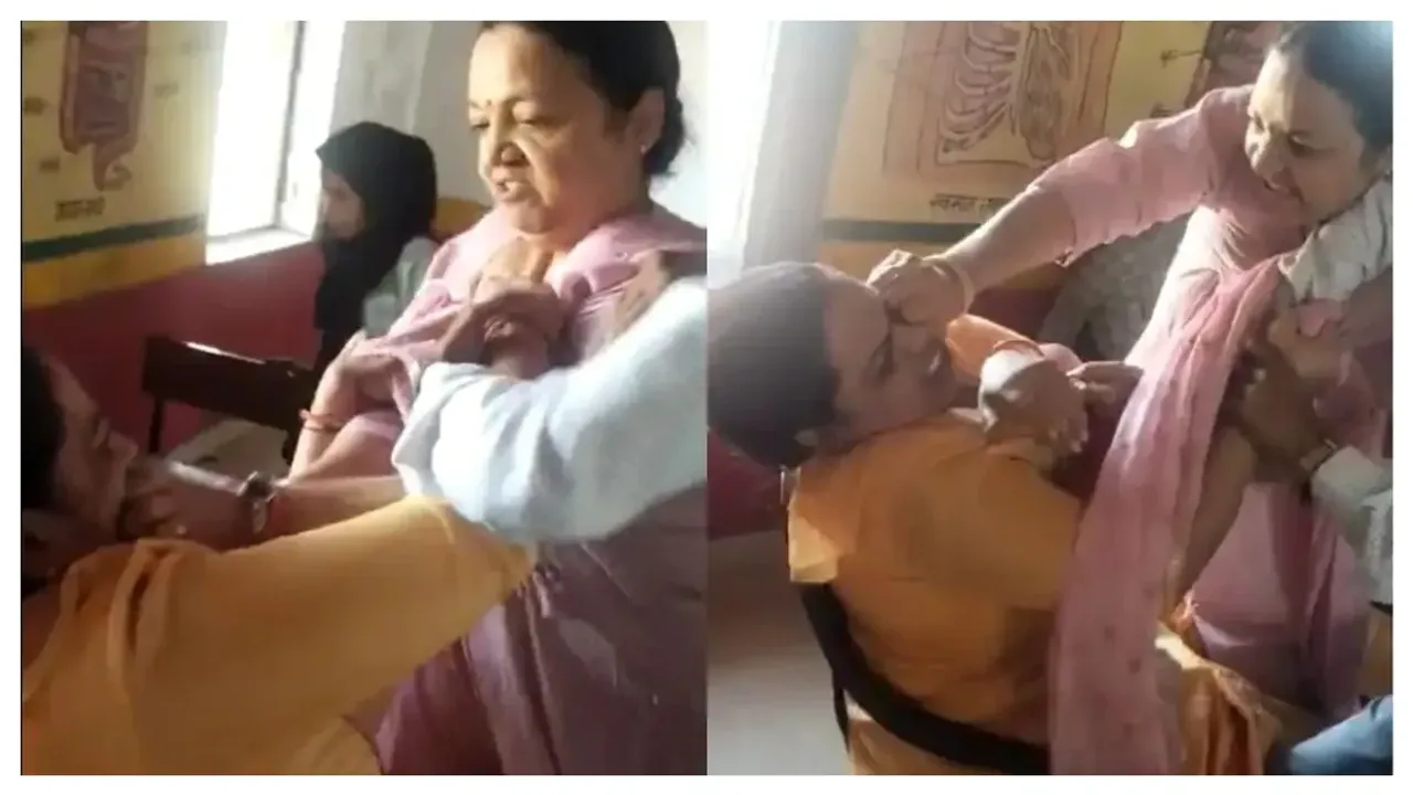 Watch Video : స్కూల్‌కు ఆలస్యంగా వచ్చిన టీచర్‌.. ప్రిన్సిపాల్ దాడి
