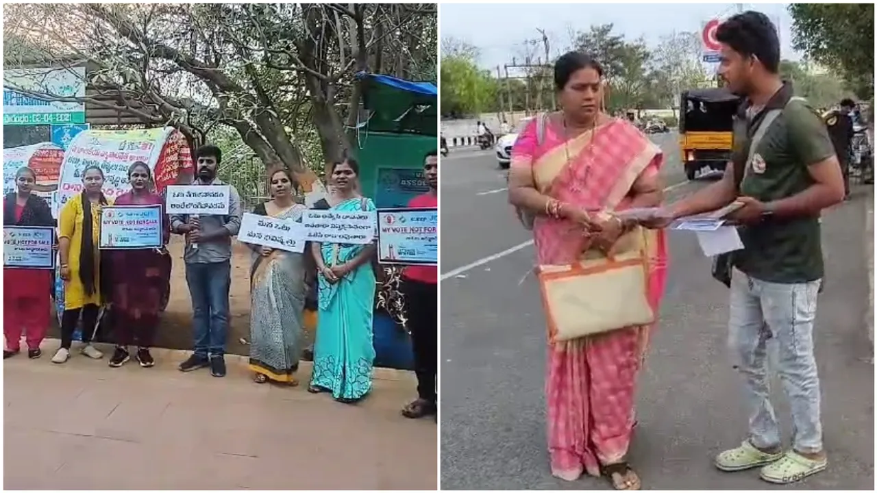 Vote Value: ఓటు వేసి ప్రజాస్వామ్యాన్ని బతికించండి.. గ్రీన్ క్లైమేట్ టీమ్ ప్రచారం!