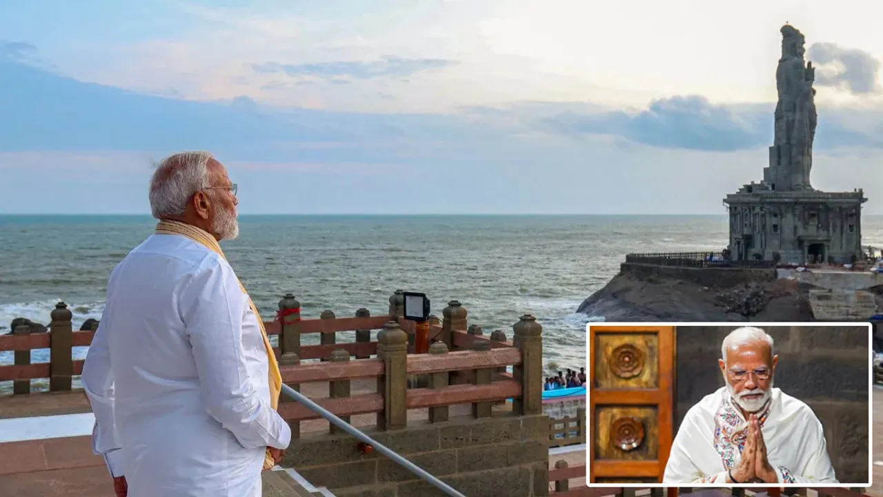 PM Modi Dhyan: ముగిసిన ప్రచార పర్వం.. ధ్యానంలో ప్రధాని మోదీ!