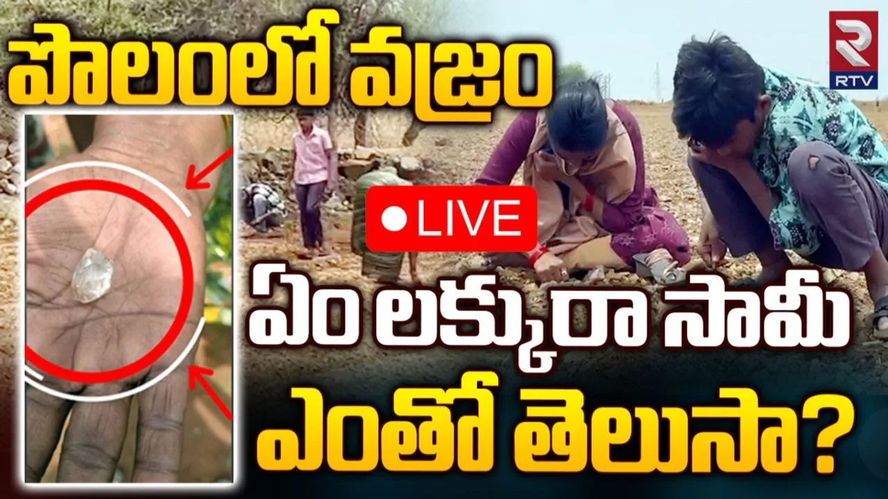 Diamond: పంట పొలాల్లో వజ్రాల వేట.. రైతుకు దొరికిన వజ్రం.. ఖరీదు తెలిస్తే అవాక్కవుతారు..!
