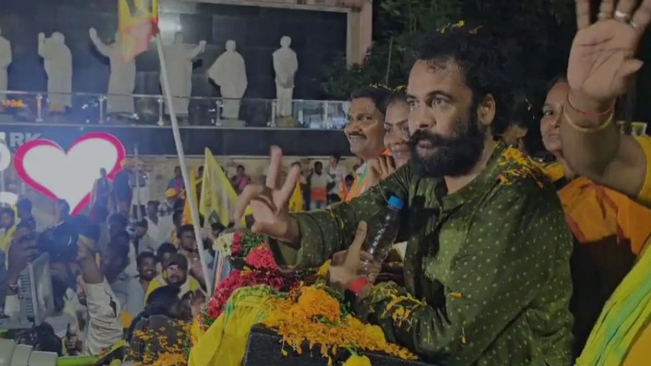 TDP: నందిగామలో టీడీపీ భారీ ర్యాలీ.. మద్దతుగా హిరో శివాజీ ఎన్నికల ప్రచారం..!