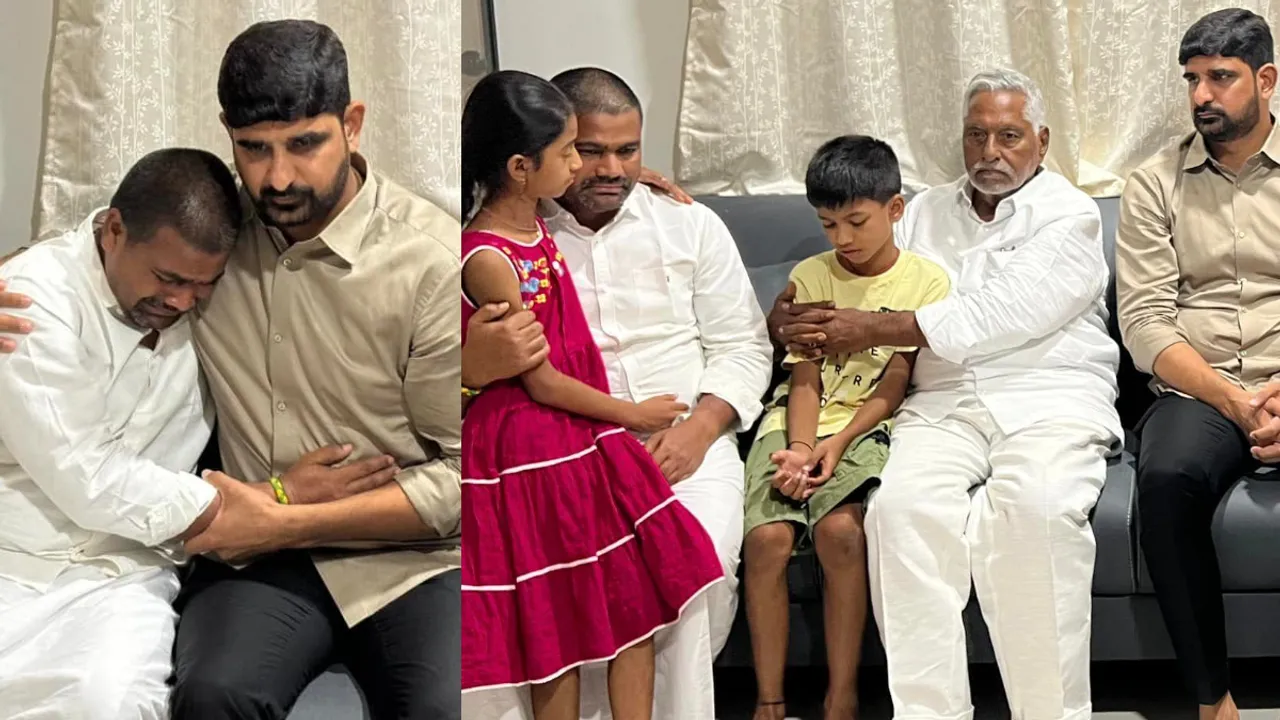 మేడిపల్లి సత్యం కుటుంబానికి పరామర్శ