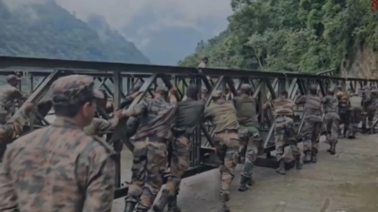 Indian Army: 72 గంటల్లోనే 70 అడుగుల బ్రిడ్జిని నిర్మించిన ఆర్మీ