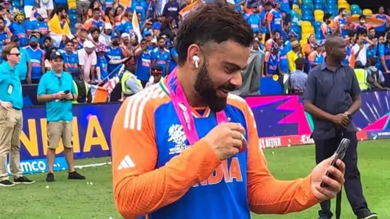 Virat Kohli Smartphone: వరల్డ్ కప్ మ్యాచ్ సమయంలో విరాట్ కోహ్లీ వాడిన ఫోన్ ఏదో తెలుసా..!