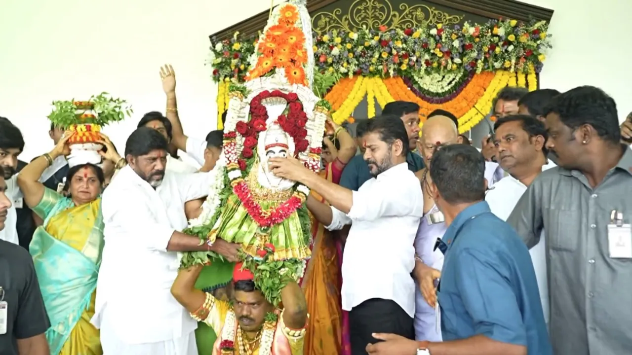 డిప్యూటీ సీఎం నివాసంలో బోనాల ఉత్సవాలు