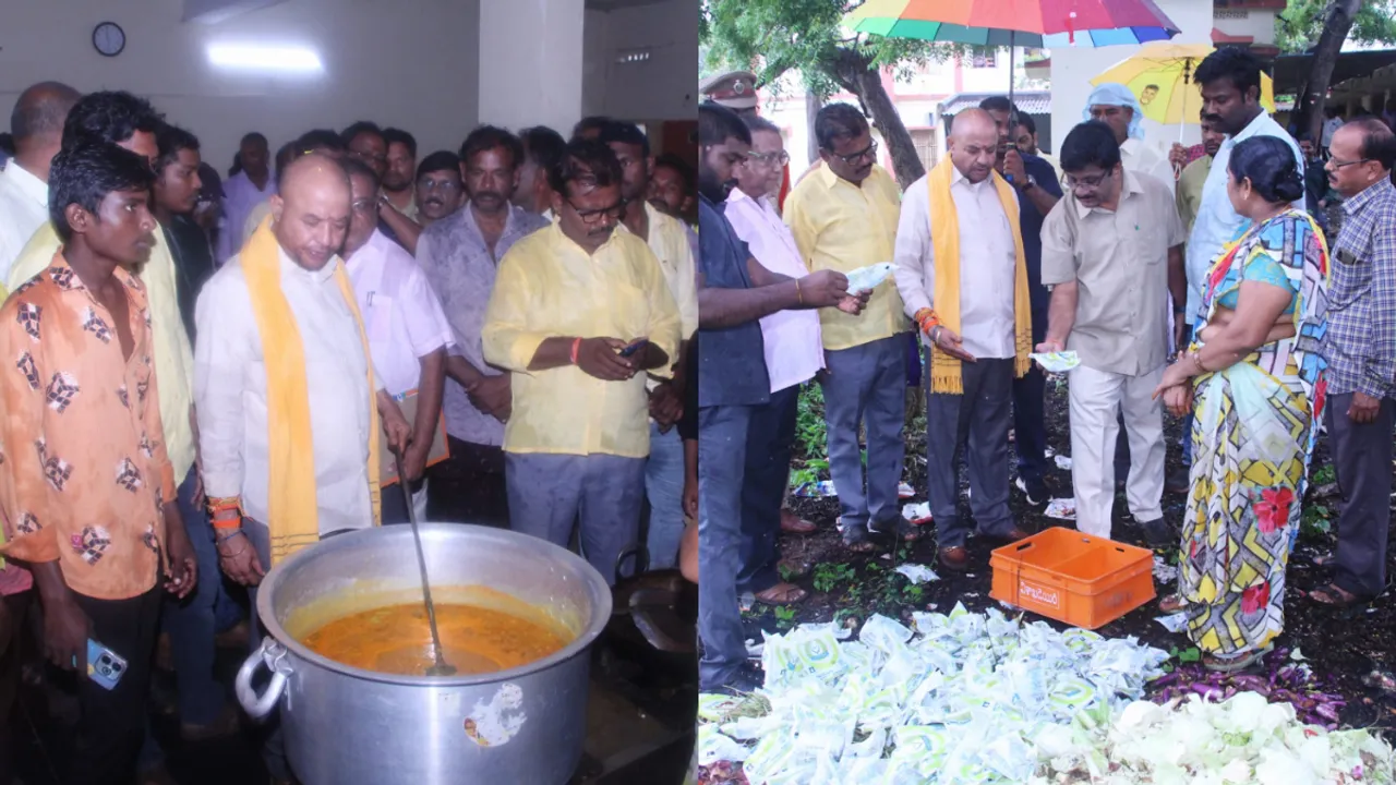 పాఠశాలను తనిఖీ చేసిన ఎమ్మెల్యే చింతమనేని