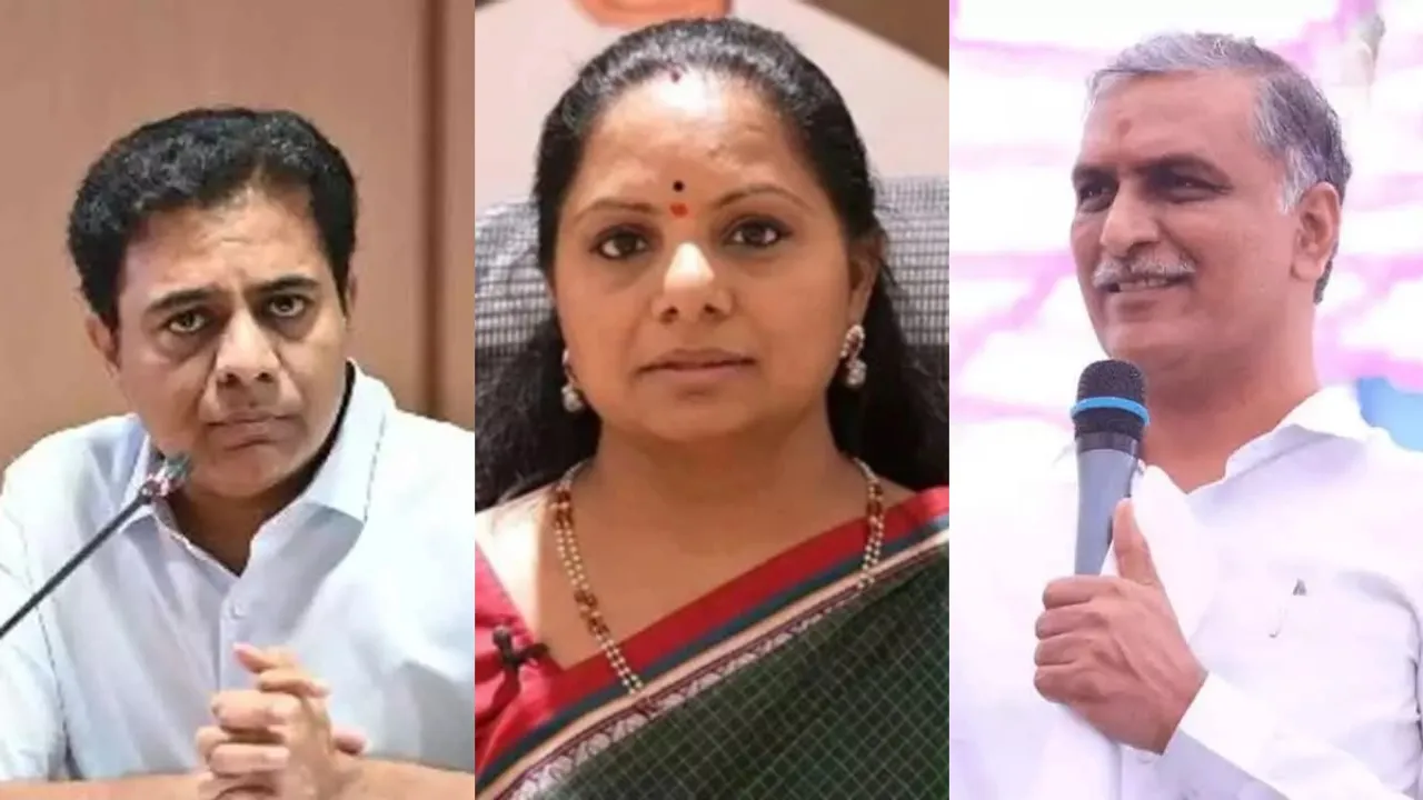 Telangana : తీహార్ జైలులో కవితతో కేటీఆర్, హరీష్ ములాఖాత్