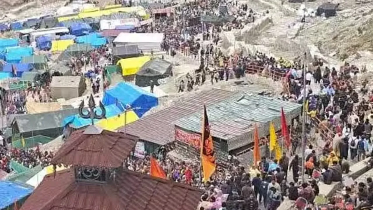 Amarnath Yatra : అమర్‌నాథ్ యాత్రకు పోటెత్తిన భక్తులు!