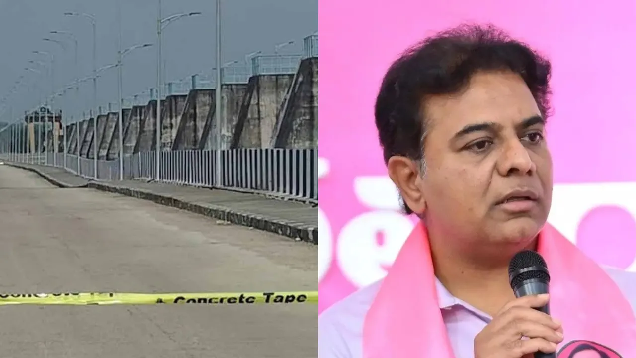 Medigadda Project: మేడిగడ్డ ప్రాజెక్టుపై కేటీఆర్‌ సంచలన వ్యాఖ్యలు..