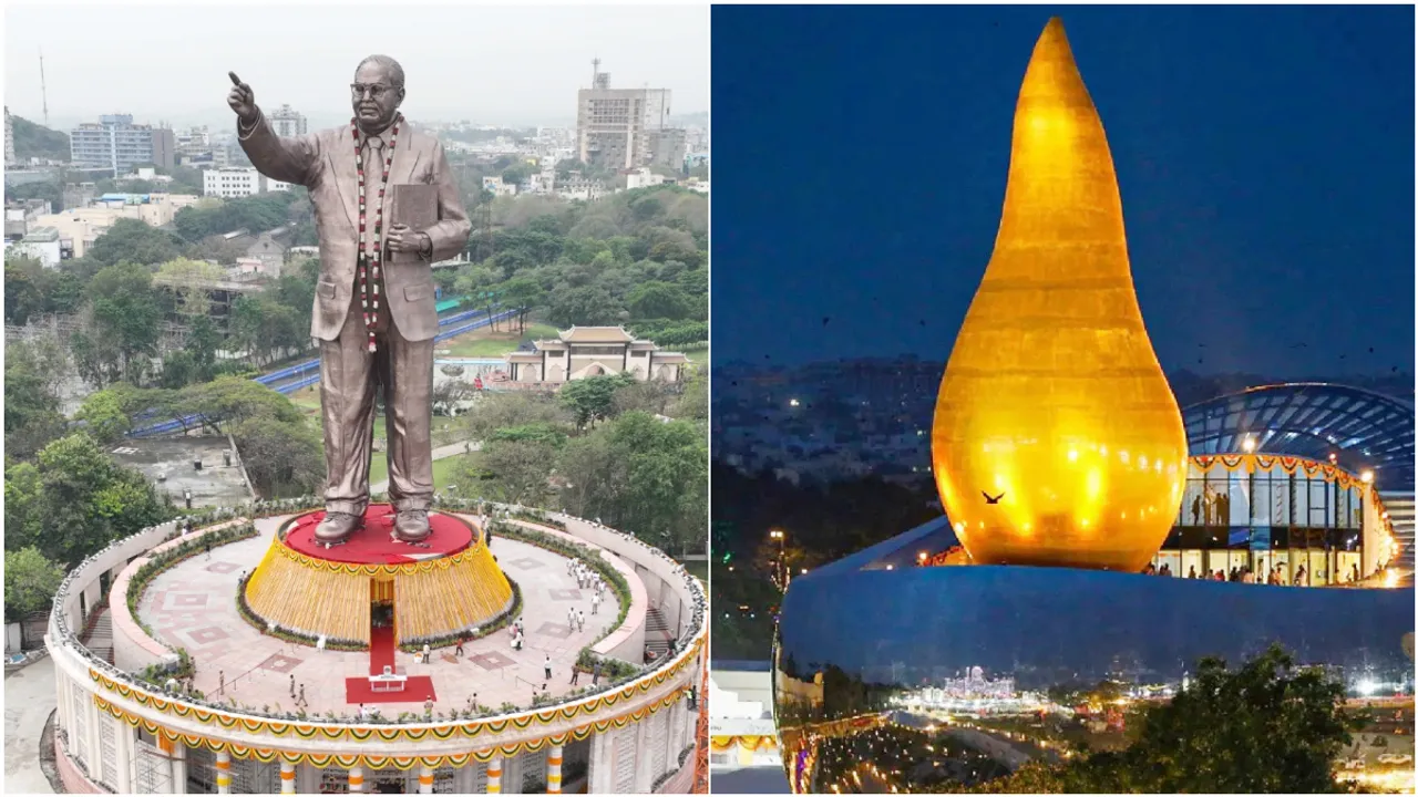 Ambedkar Statue: కళ తప్పుతున్న భారీ అంబేద్కర్ విగ్రహం, అమరవీరుల స్మారకం.. నో ఎంట్రీ ఎన్నాళ్లు?