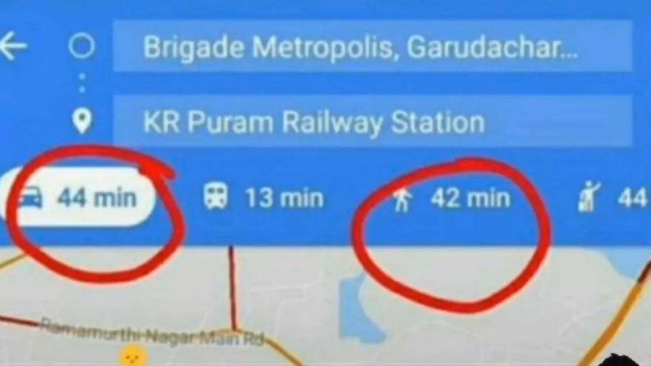 Bengaluru: బెంగళూరులో ట్రాఫిక్‌.. కారులో కంటే నడుచుకుంటూ వెళ్తేనే బెస్ట్‌ !