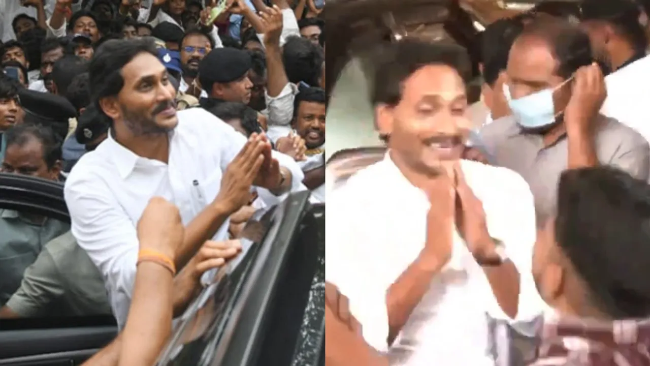 Jagan: మాజీ సీఎం జగన్‌పై దాడి!.. కడపలో టెన్షన్