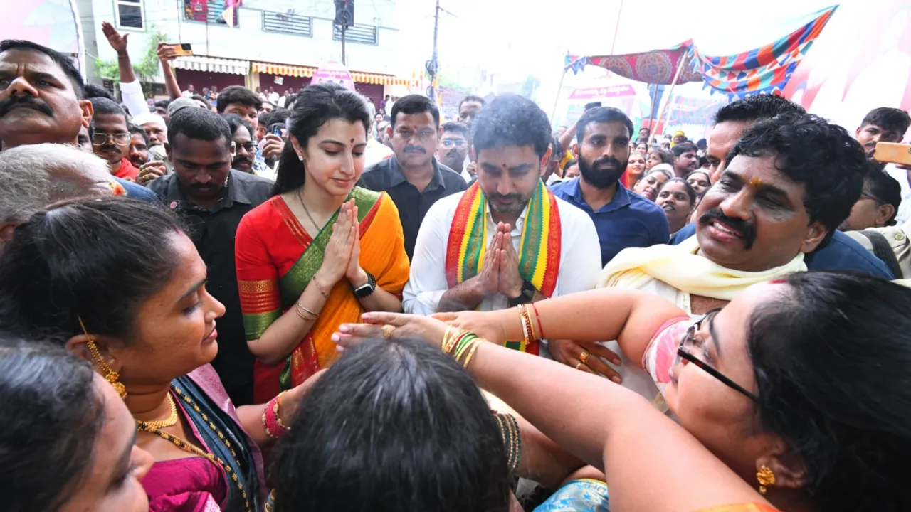 Lokesh: గంగానమ్మ తల్లి ఆలయంలో మంత్రి లోకేష్ దంపతుల పూజలు