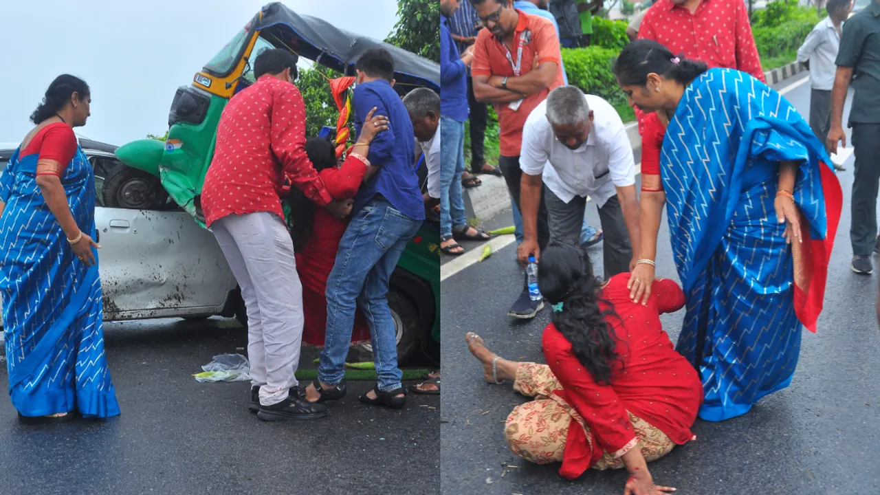 Minister Savita: మంచి మనస్సు చాటిన ఏపీ మంత్రి సవిత.. రోడ్డు ప్రమాదాన్ని చూడగానే..