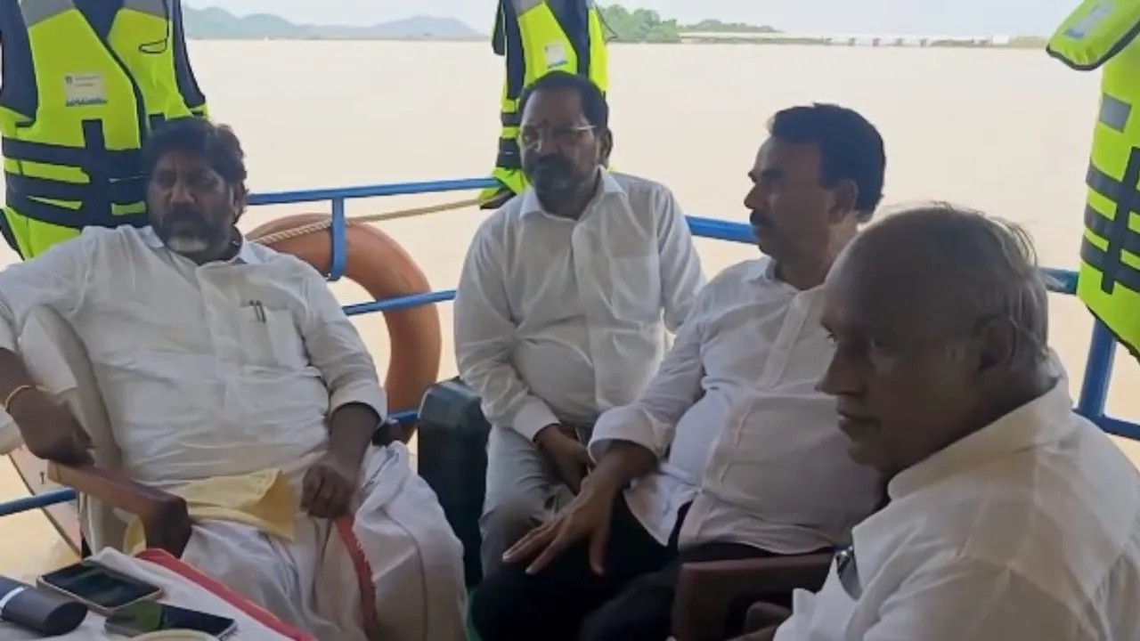 కిన్నెరసాని ప్రాజెక్టును సందర్శించిన డిప్యూటీ సీఎం-VIDEO