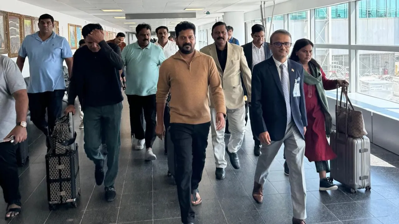 CM Revanth Reddy: అమెరికాలో సీఎం రేవంత్ కు ఘన స్వాగతం