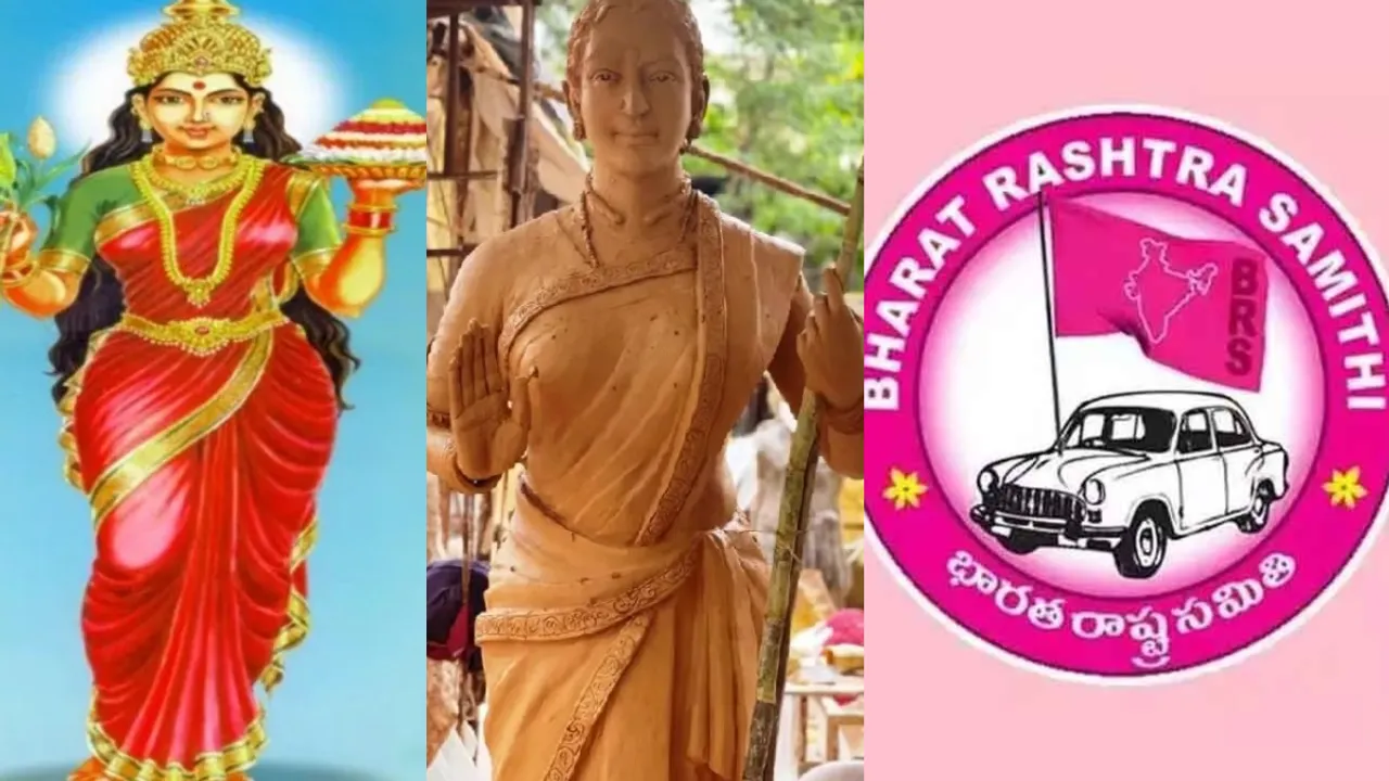 Telangana : తెలంగాణ తల్లి విగ్రహంపై వివాదం.. సెంటిమెంట్‌తో కొడుతున్న బీఆర్ఎస్‌