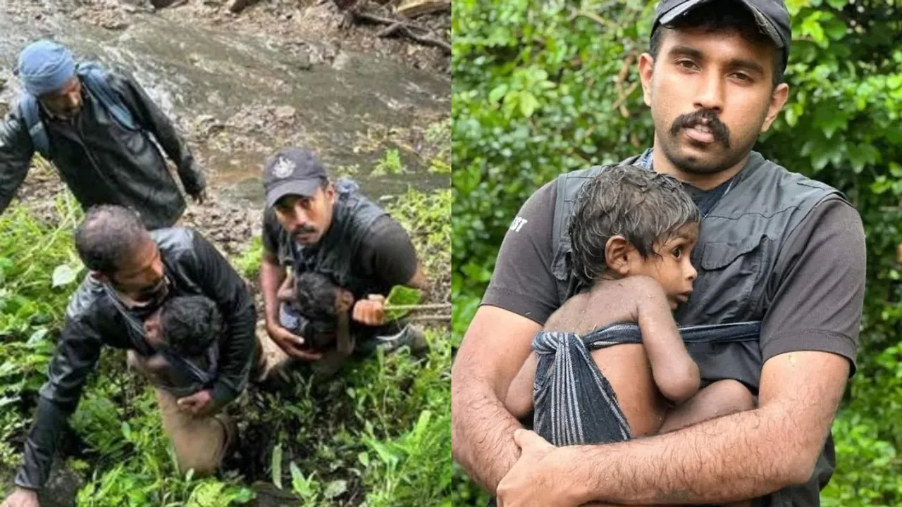 Watch Video: కొండపై చిక్కుకున్న కుటుంబం.. ప్రాణాలకు తెగించి కాపాడిన రెస్క్యూ టీం