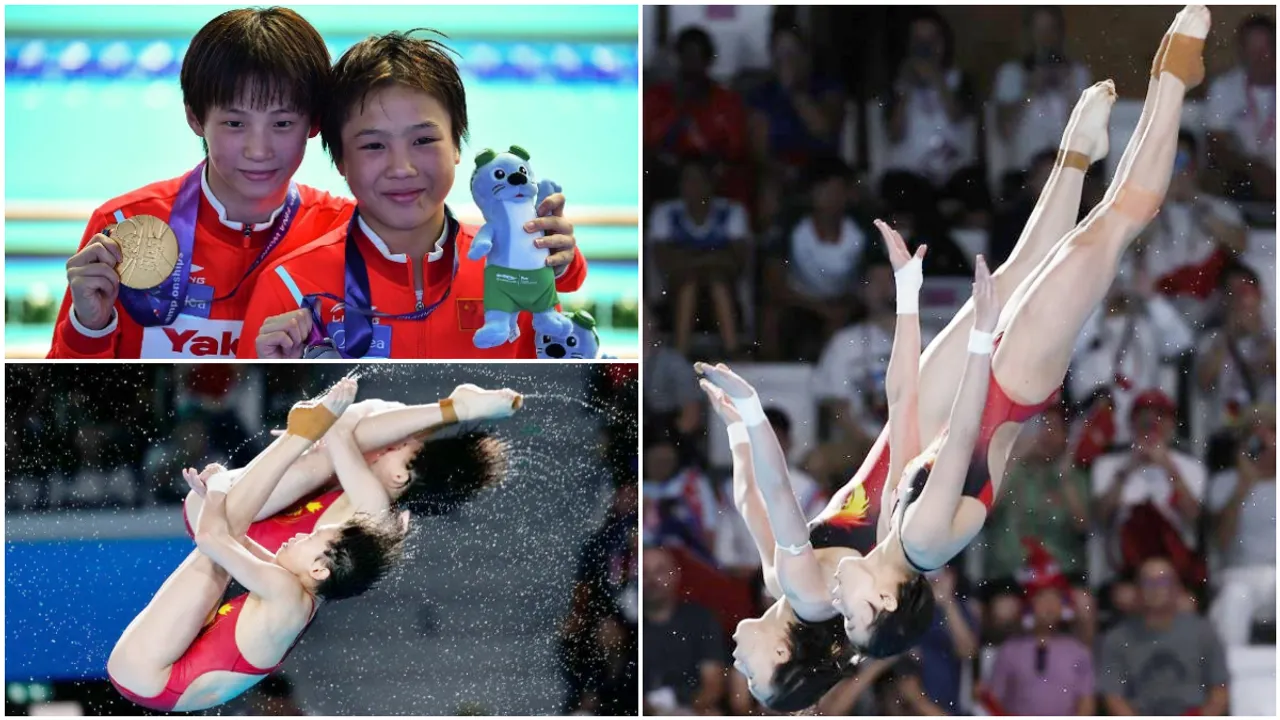 Paris Olympics: ఇద్దరు ఒకేలా.. క్రీడా లోకాన్ని అబ్బురపరిచిన చైనీస్ ద్వయం: వీడియో వైరల్