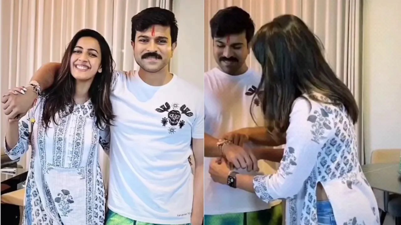 Ram Charan : రామ్ చరణ్ కు రాఖీ కట్టిన నిహారిక.. వైరల్ అవుతున్న క్యూట్ వీడియో