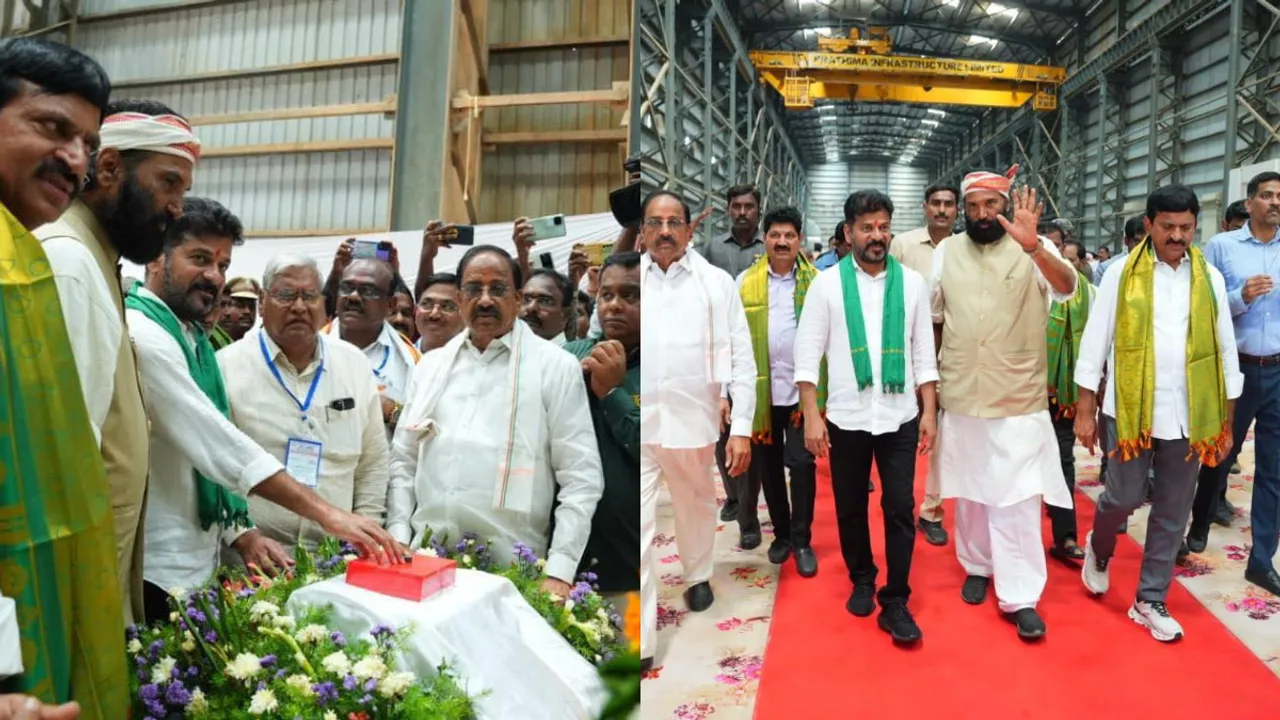 సీతారామ ప్రాజెక్టును జాతికి అంకితం చేసిన సీఎం-LIVE