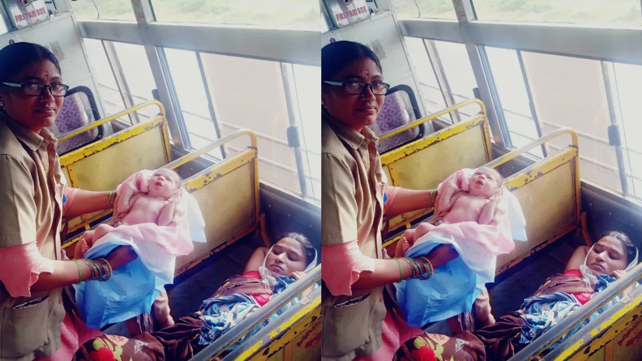 TGSRTC : ఆర్టీసీ బస్సులో గర్భిణికి డెలివరీ చేసిన కండక్టర్‌