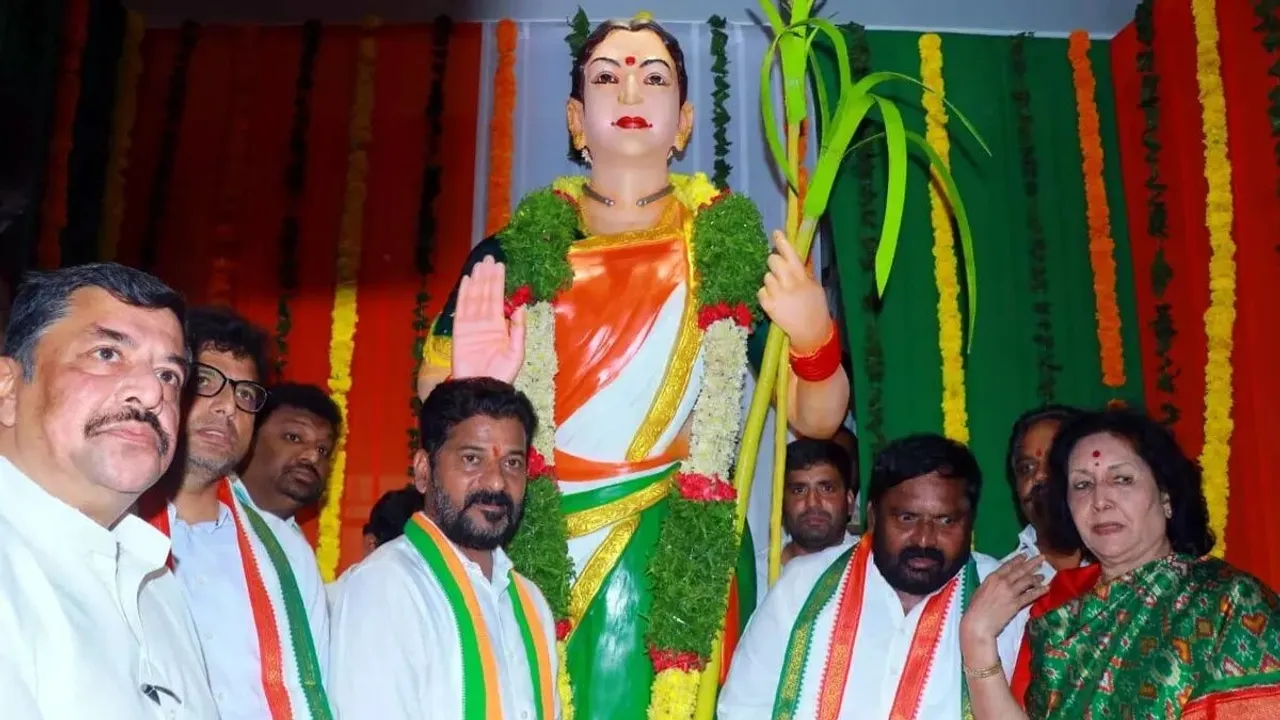 Telangana Thalli: సచివాలయ ప్రాంగణంలో తెలంగాణ తల్లి విగ్రహ ఏర్పాటుకు భూమి పూజ