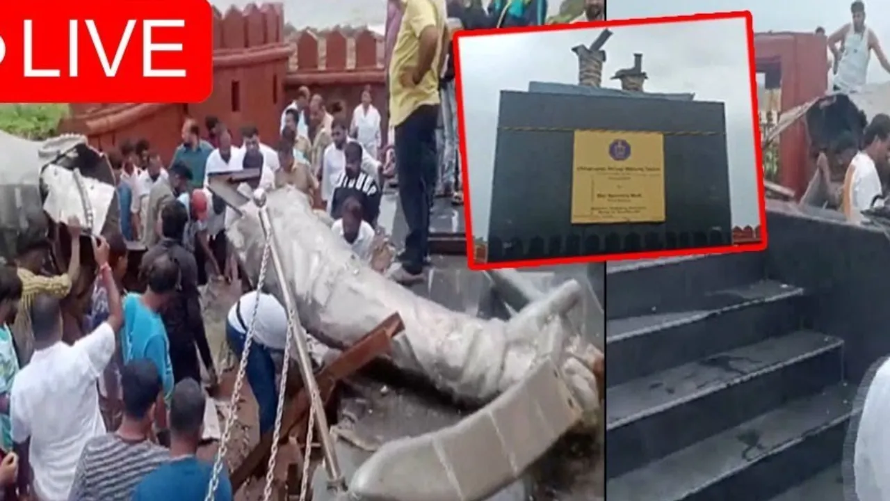 Maharashtra: కూలిన ఛత్రపతి శివాజీ మహారాజ్‌ విగ్రహం.. సీఎం ఏక్‌నాథ్‌ షిండే సంచలన వ్యాఖ్యలు