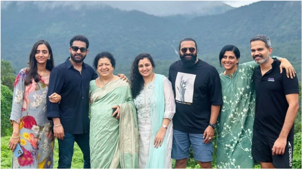 NTR: హిల్ స్టేషన్ లో ఎన్టీఆర్, రిషబ్, ప్రశాంత్ నీల్ వెకేషన్.. ఫొటో వైరల్..!