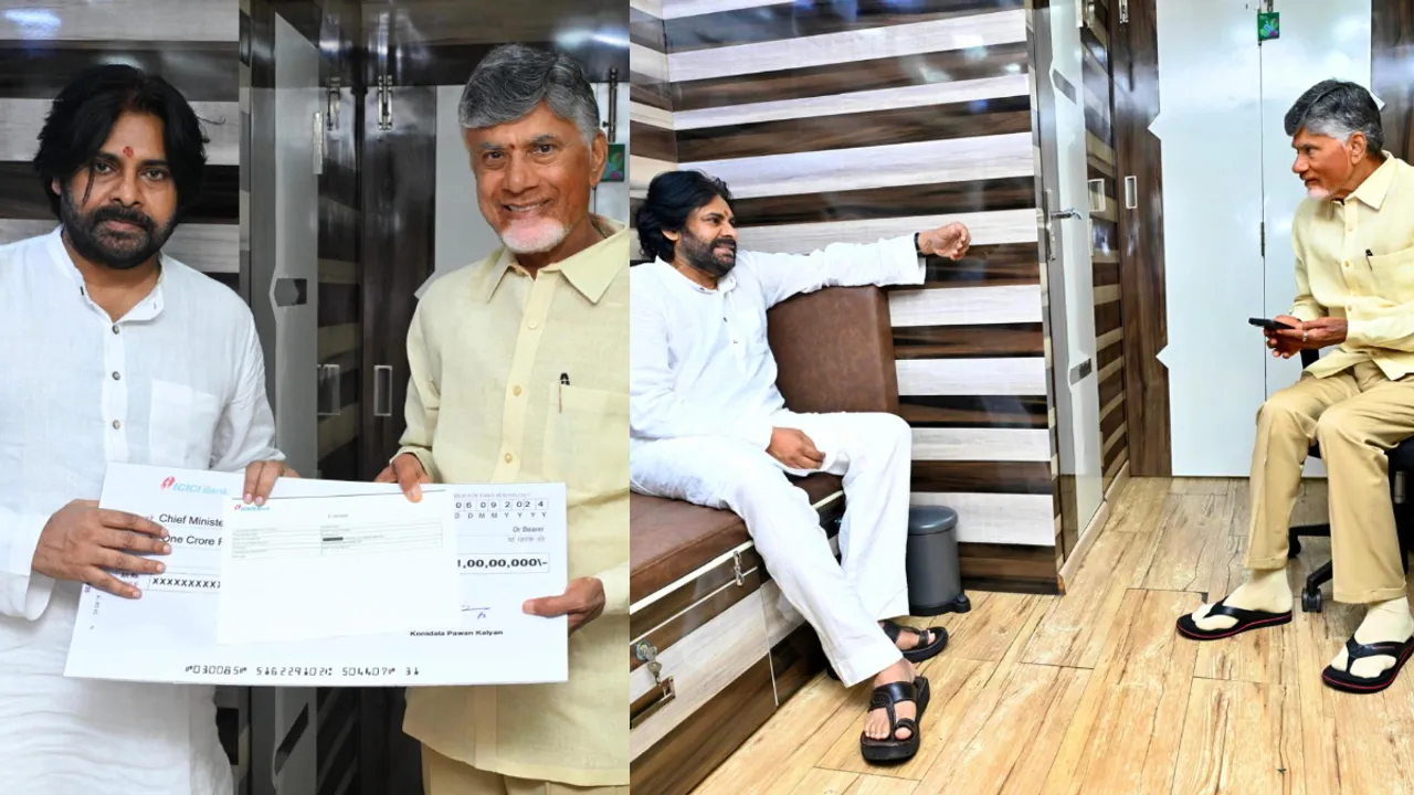 వరద బాధితుల కోసం రూ.కోటి అందించిన పవన్
