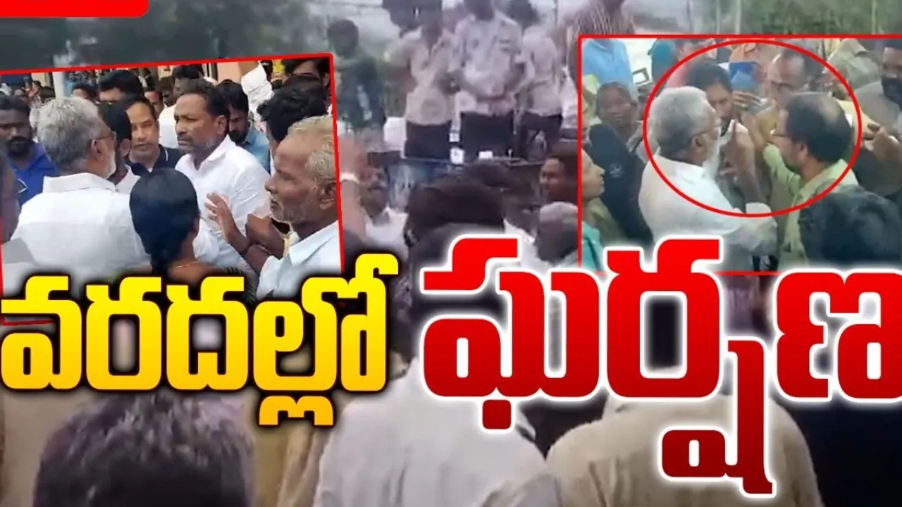 AP : వైసీపీ VS టీడీపీ.. వరదల్లో రాజకీయ ఘర్షణ..!