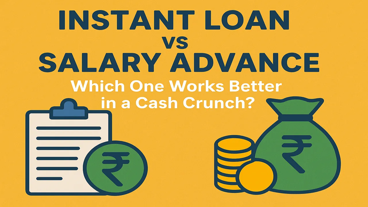 Instant Loan Vs Salary Advance