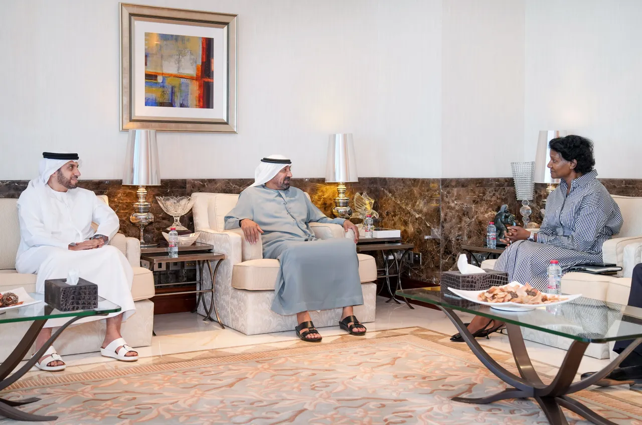 Emirates Chairman Receives PayPal Leadership Team