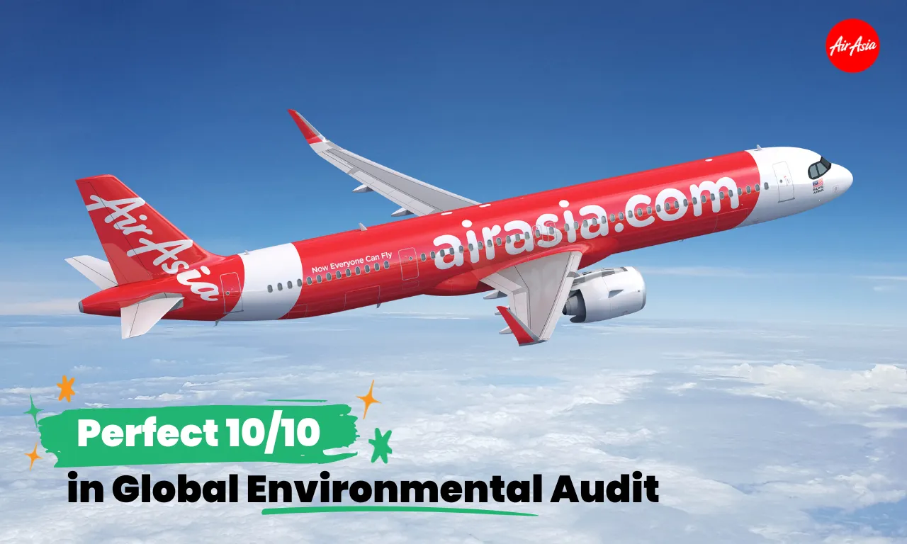 AirAsia Achieves Perfect 10 in Landmark Global Environmental Audit