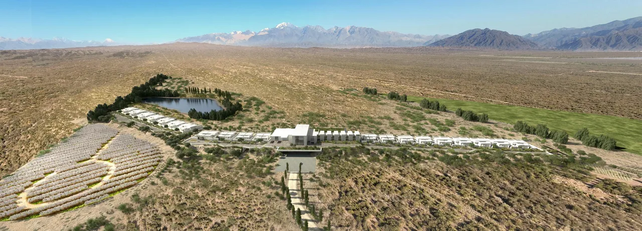 Casa Duhau Aerial View Rendering