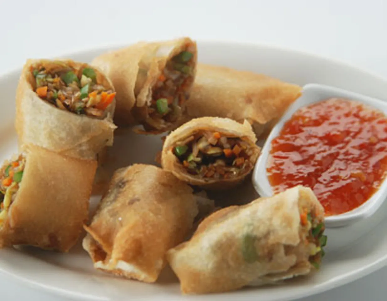 वेज़िटेबल स्प्रिंग रोल्स