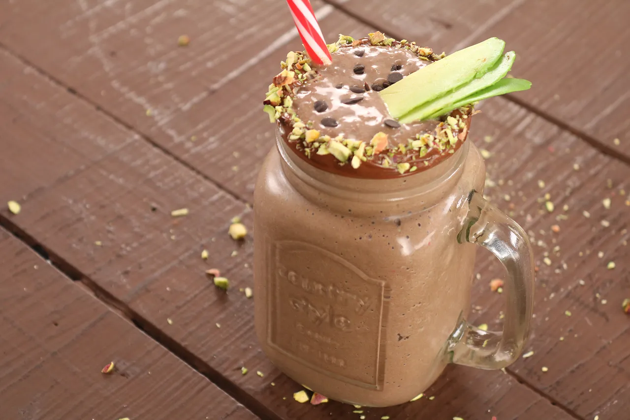 Chocolate Avocado Milkshake 2