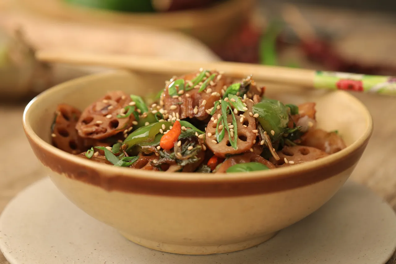 Lotus Stem Stir Fry 1
