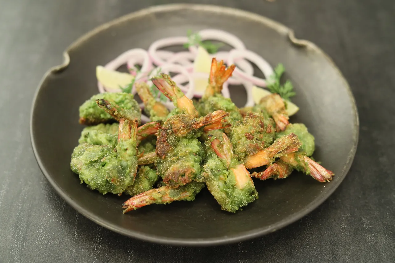 Hirva Masala Prawns - YT
