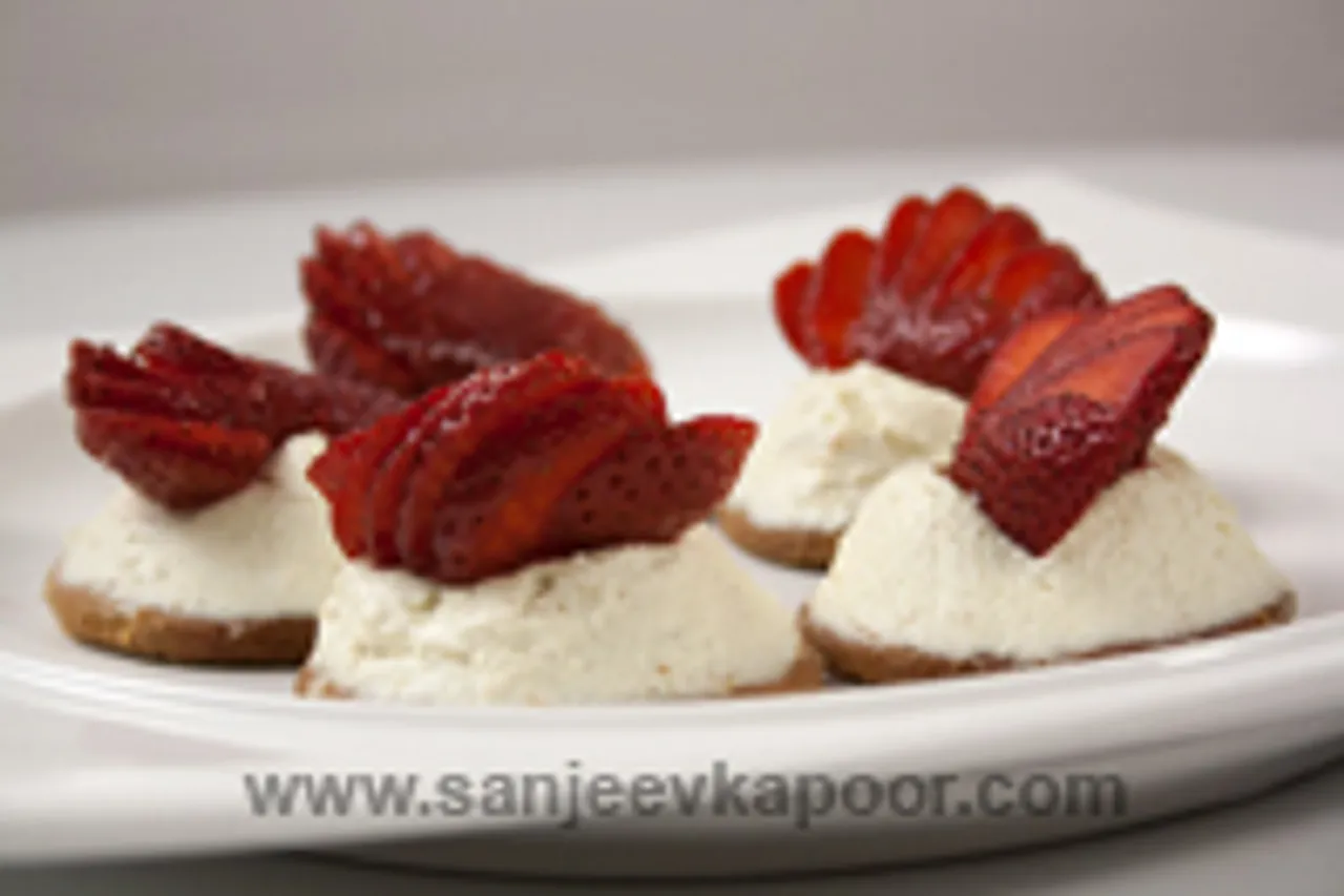 Quick Strawberry Cheese Cake