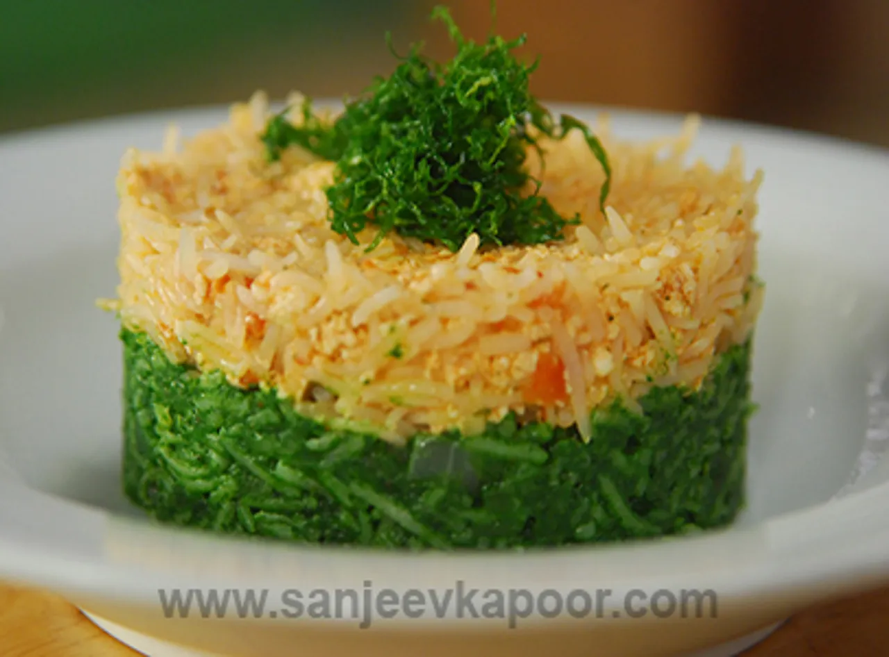 Baked Palak Paneer Rice