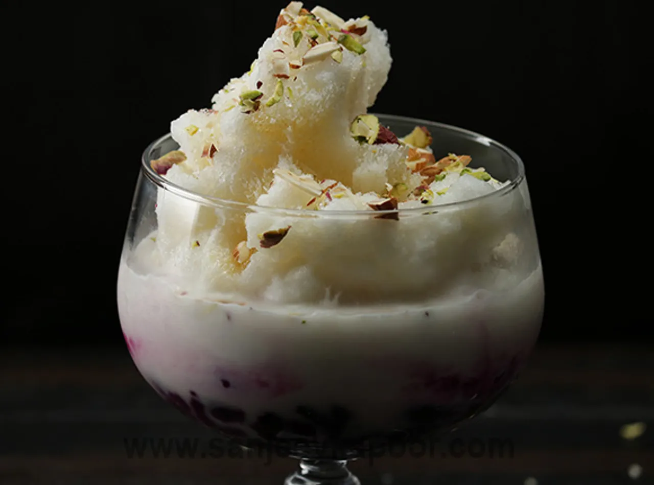 Jamun Yogurt Slush