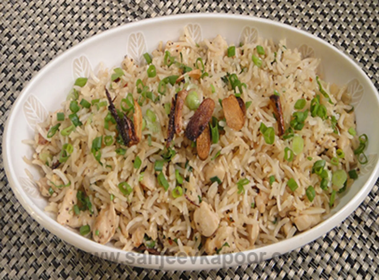 Chicken Burnt Garlic Rice