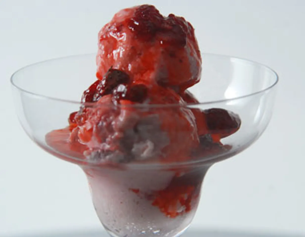 Strawberry Lemon Frozen Yogurt