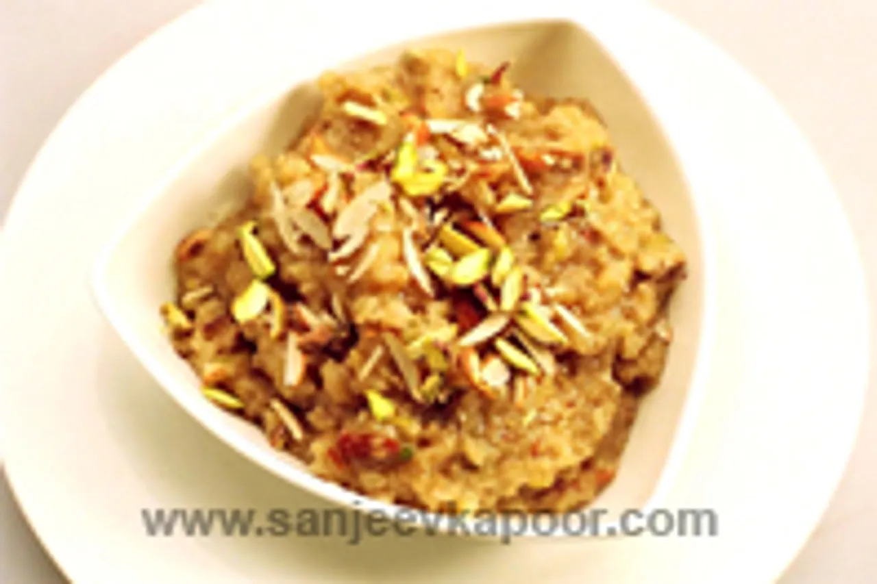 Ginger And Oatmeal Halwa