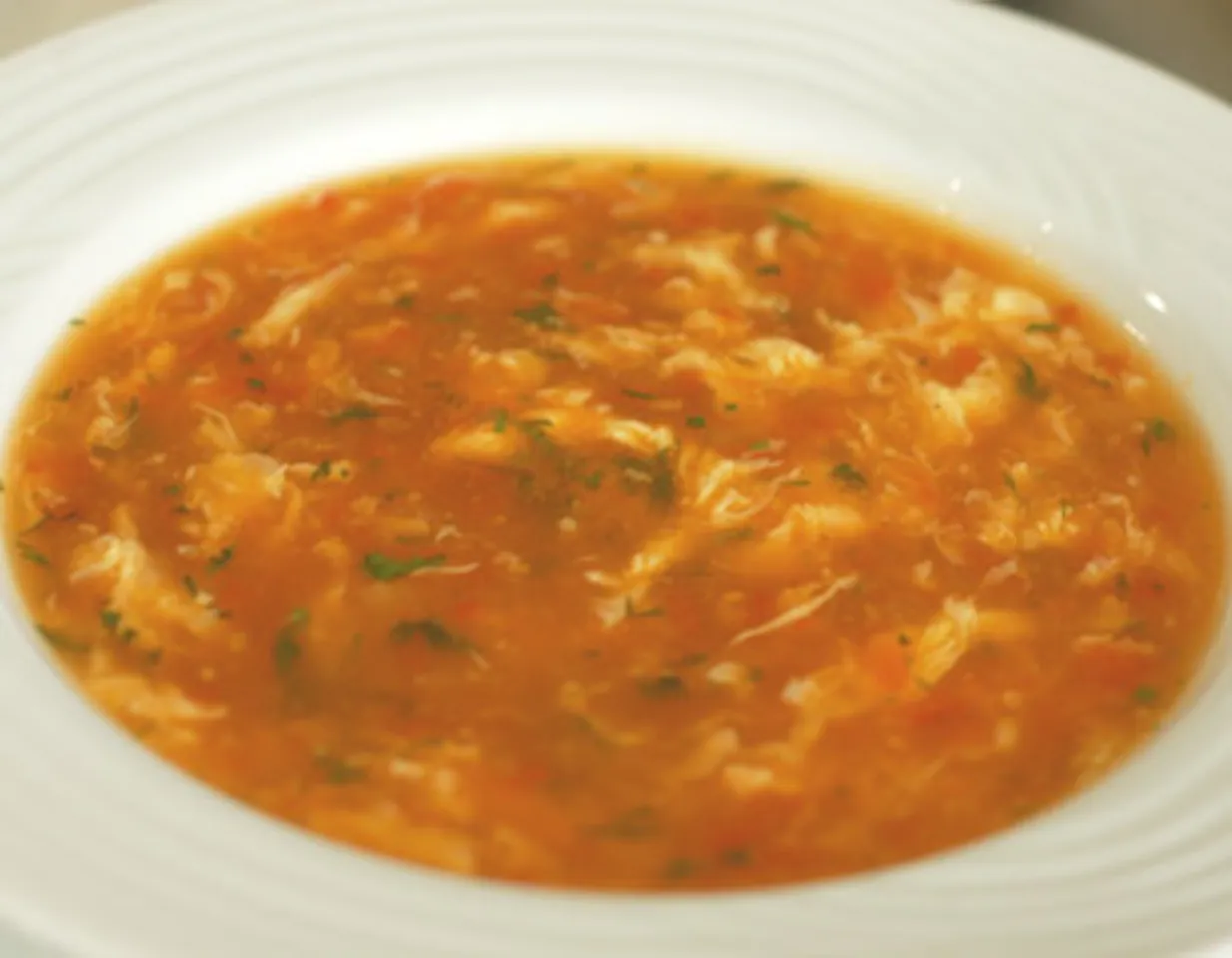 Tomato Egg Drop Soup