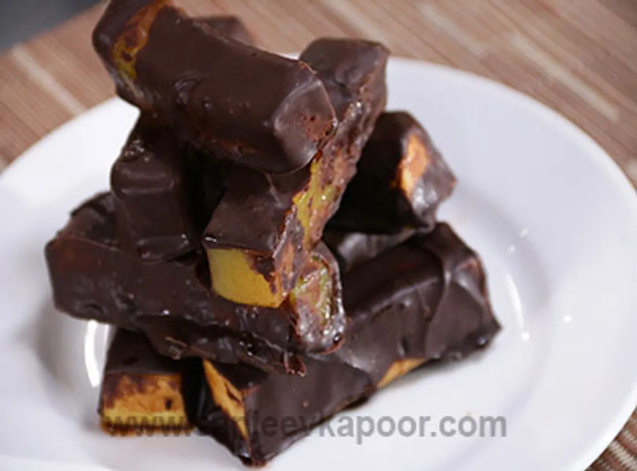 Red Pumpkin Chocolate Fingers