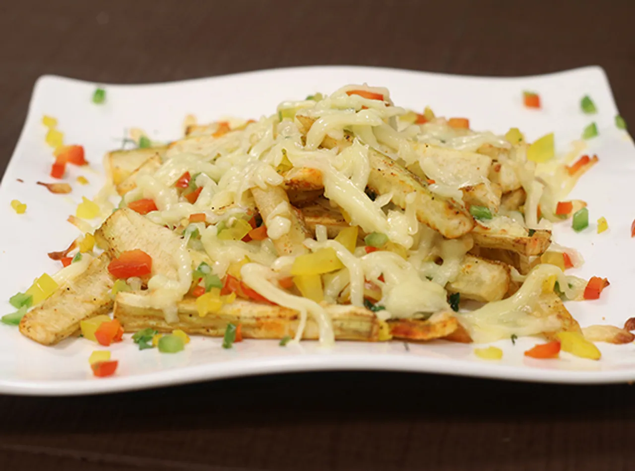 Banana Fries with Cheese-SK Khazana 